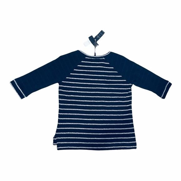 NWT NYDJ Mediterranean Striped Sweater - Picture 4 of 12
